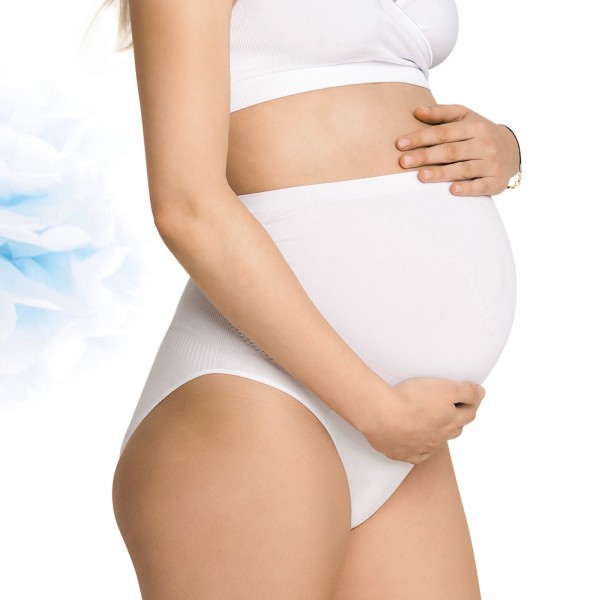 Anita Maternity - Alb, chilot normal pentru gravide