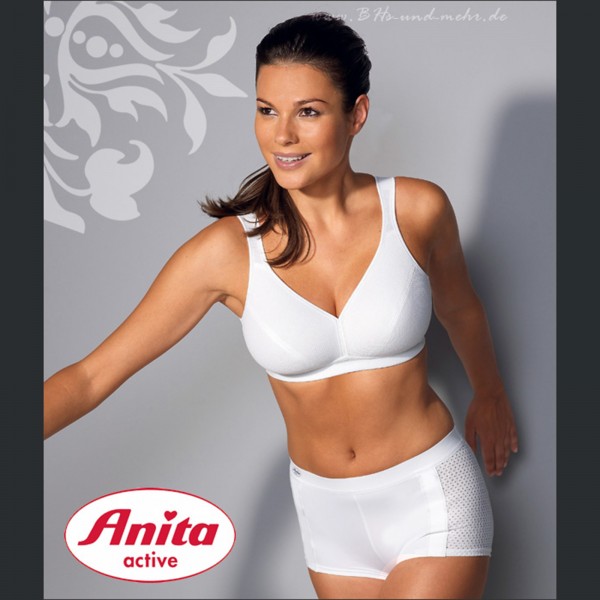 Anita Active - Alb, Relax, sutien sport 